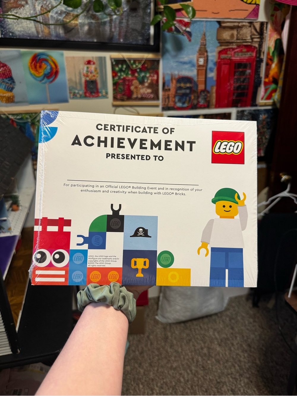 Lego certificate
